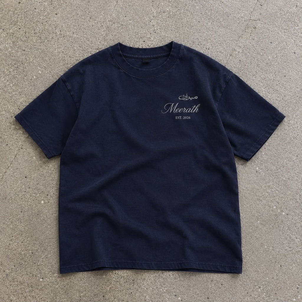 Meerath Classics - Navy Essential T-shirt